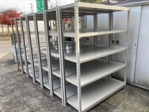 ボルトレス スチール棚 中軽量棚 幅150cm 中古