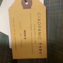 未使用シャツ　CIAOPANIC TYPY メンズの画像