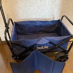 Sable 太タイヤ折り畳みキャリーカート　中古品