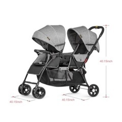 besrey 二人乗りベビーカー　縦型の画像