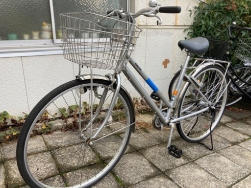 【27インチ自転車】内装3段変速付　軽量アルミフレーム　リヤタイヤ新品❗️若林自転車　膳所店　SALE中❗️