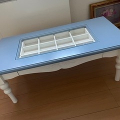 ★東京インテリア家具　姫系　引き出し付きテーブル