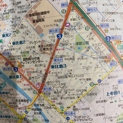美品❗️福岡地図の画像