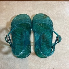 【値下げ】中古☆ 子供用のサンダル　水色【Old Navy si...