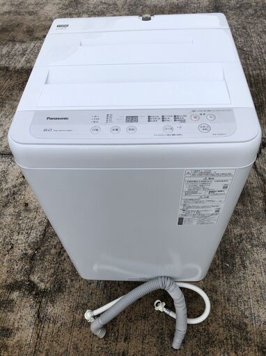 Panasonic 全自動洗濯機 NA-F60B13 6kg 2020年製 D113G015