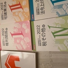 宅建のテキストと問題集の画像