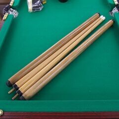 長期保管品 卓上ビリヤードセット ミニビリヤードセット キュー2本 球 セット ☆ 札幌市 北区 屯田 の画像