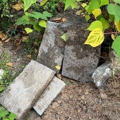 【敷石•踏み石•飛び石】お庭の模様替えにどうぞ。300円/個