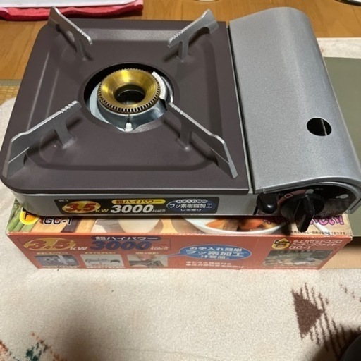 カセットコンロ　グリーンウッド製　ほぼ未使用