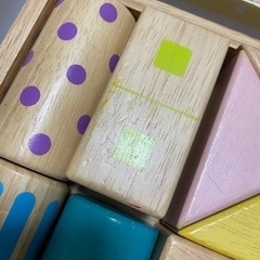中古　積み木の画像
