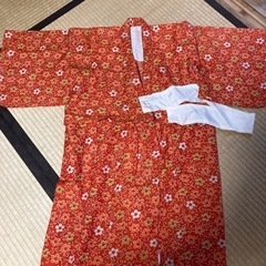 女児用　ウールアンサンブル着物の画像