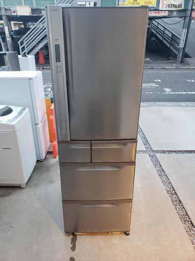 TOSHIOBA/東芝  5ドア 冷凍冷蔵庫 405L GR-A41G(XT) 2008年製\n\n