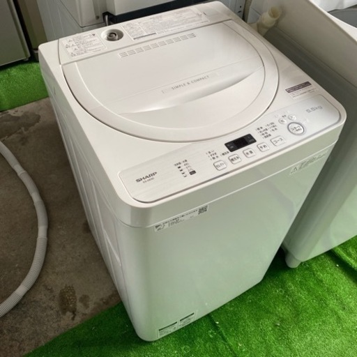 大阪限定●配送無料●2020年製●SHARP●ES-GE5D●洗濯機