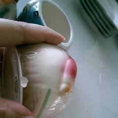 【お値下げ】おじいさんとおばあさんのシュガーポットの画像