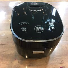 J1954 ★3ヶ月保証付★ シャープ SHARP 炊飯器 黒厚...