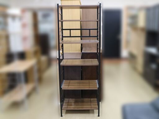 ５段 オープンラック 引き出し棚あり 中古