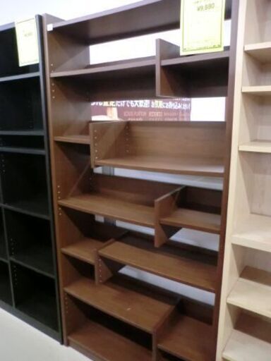 ジモティ来店特価!!!　本棚　ダークブラウン　J-1130