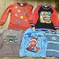 お値下げ❗️120 長袖　ポケモン　仮面ライダーウイザード