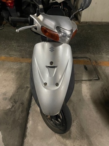 SUZUKI  LETS2  レッツ2  CA47A　現状渡し　　実働　３Ｎ　書付