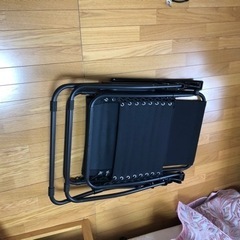 チェアーベッド　アウトドアの画像