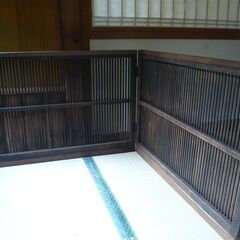 千本格子の屛風（衝立・目隠し・パーテーション）