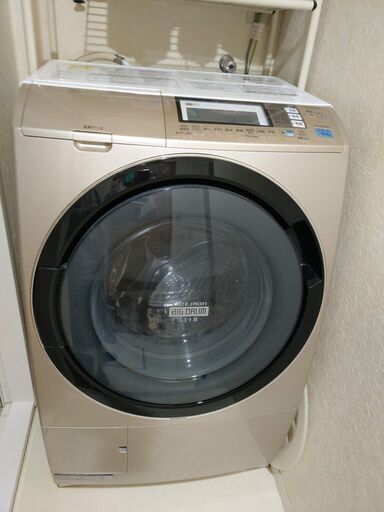 日立ドラム式洗濯乾燥機　BD-S7400L　2011年式　左開き