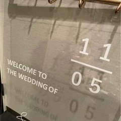 結婚式に‼️コッパースタンド　名前日付お入れします‼️
