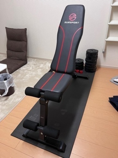 トレーニングベンチ　可変式　引き取り限定
