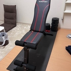 トレーニングベンチ　可変式　引き取り限定