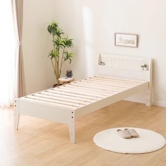 【決まりました】ニトリ　シングルベッドフレームの画像