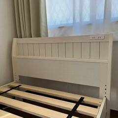 【決まりました】ニトリ　シングルベッドフレームの画像