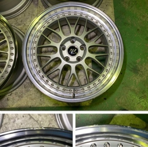 高級3ピース WORK ワーク ZISTANCE ジスタンス W10M SR 19インチ 8.5J +33 9.5J +30 PCD114.3 5H 深リム 段リム メッシュ JDM VIP