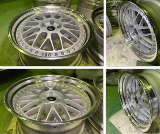 高級3ピース WORK ワーク ZISTANCE ジスタンス W10M SR 19インチ 8.5J +33 9.5J +30 PCD114.3 5H 深リム 段リム メッシュ JDM VIP