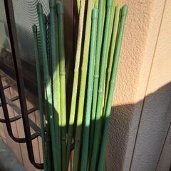 ガーデニング用の緑の棒