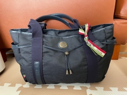 オロビアンコ トートバッグ メンズ ネイビー OROBIANCO 美品