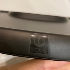 ストッケ　トリップトラップ　トリトラ　トレイ　机　テーブル　ブラックの画像