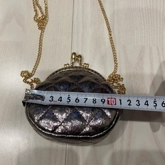 可愛い♡ミニミニショルダーポーチ　シルバー系の画像