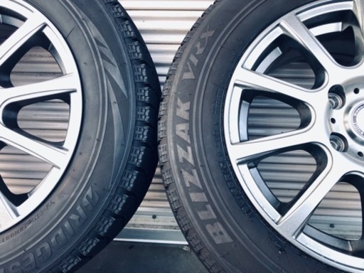 冬タイヤ 195/65R15 プリウスα ヴォクシー等用アルミ付ブリヂストンスタッドレス 4本組