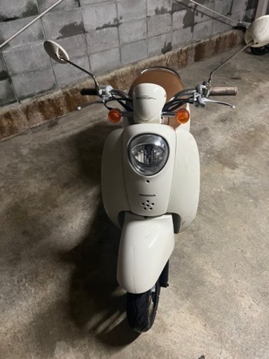 原付　白　茶色　11/29.30対応できる方　【11月で掲載終了】値下げしました