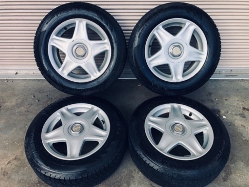 冬タイヤ  175/70R14 ブリヂストン製アルミ付きスタッドレス4本組