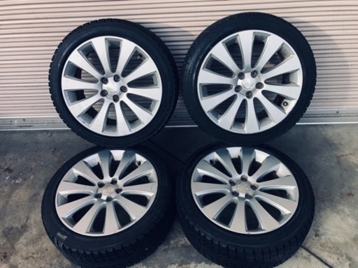 冬タイヤ 215/45R17 スバル純正アルミ付きスタッドレス 4本組