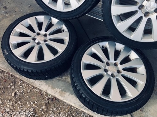 冬タイヤ 215/45R17 スバル純正アルミ付きスタッドレス 4本組