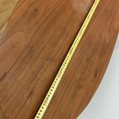 12月18日15時までの引取で無料！ウォールナット天然木折り畳み可テーブルの画像