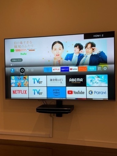 【美品】大型テレビ　65インチ　65型　4K 壁掛けテレビ