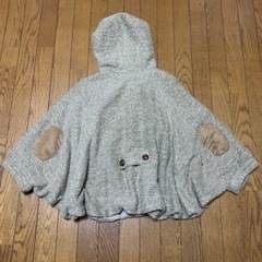 ポンチョ風アウターの画像