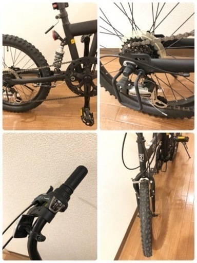 BMX自転車 マットブラック 20インチ(新品未使用) 【引き取り対応希望】 楽天市場】BMX 20インチ 自転車 街乗り 折り畳み サスペンション