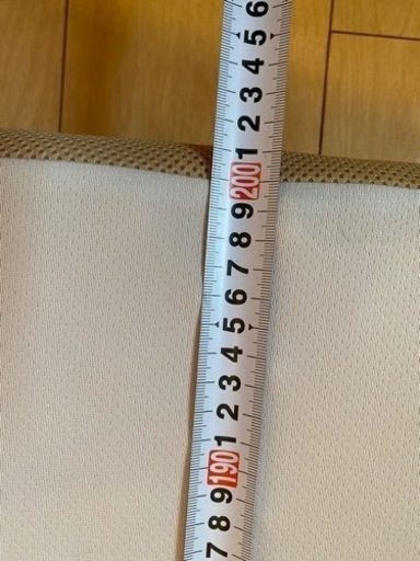 ムアツマット 三つ折り　MUATSU布団　タテ200cm、ヨコ140cm、厚さ10cm　