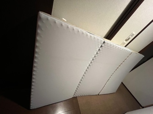 ムアツマット 三つ折り　MUATSU布団　タテ200cm、ヨコ120cm、厚さ10cm