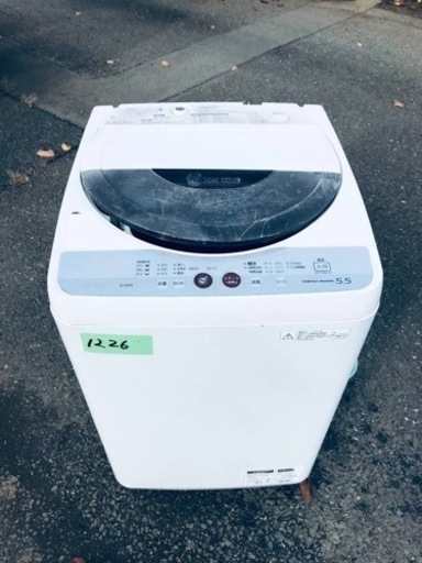 1226番 シャープ✨電気洗濯機✨ES-GE55K-B‼️