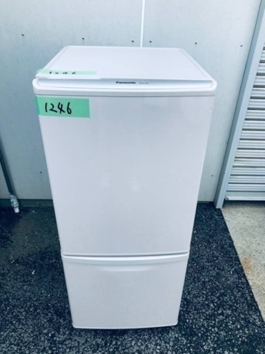 1246番 パナソニック✨ノンフロン冷凍冷蔵庫✨NR-B142W-P‼️